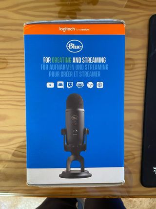 Micrófono Blue Yeti Negro USB