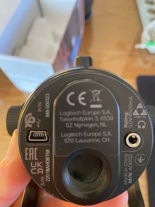 Micrófono Blue Yeti Negro USB