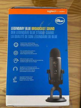 Micrófono Blue Yeti Negro USB