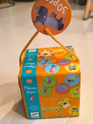 JUEGO DE MEMORIA JUNGLE DJECO 30 PIEZAS