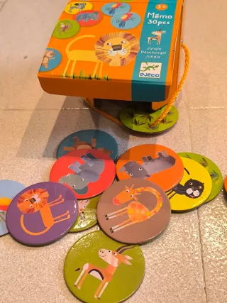 JUEGO DE MEMORIA JUNGLE DJECO 30 PIEZAS