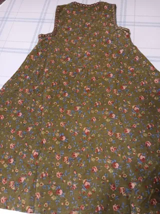 Traje medieval niña floral