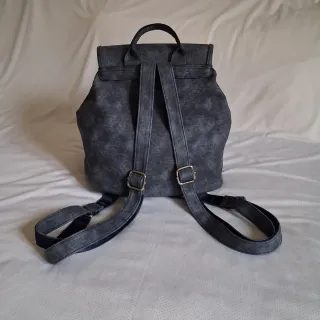 Zainetto grigio melange nuovo