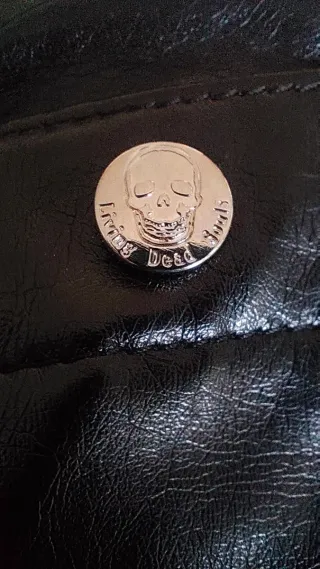 Bolso Living Dead Soul Negro y Rojo