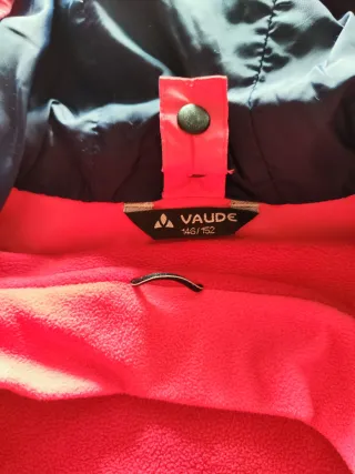 Chaqueta cortavientos polar desmontable Vaude niña
