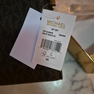 Cartera Michael Kors Marrón y Dorada