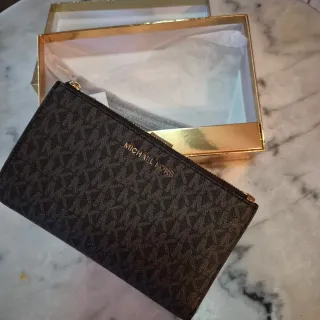 Cartera Michael Kors Marrón y Dorada