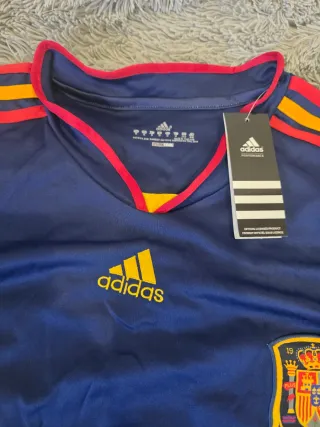 Camiseta España Iniesta Mundial 2010 Adidas