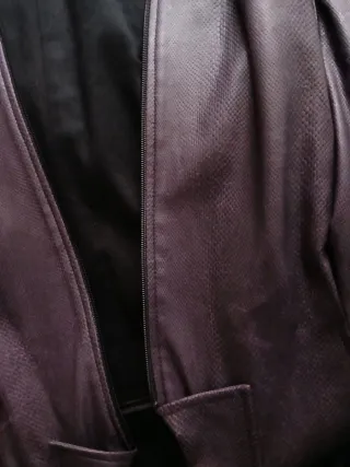 Cazadora Piel Cocodrilo Morada