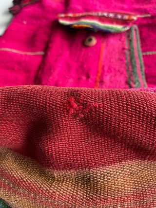 Mochila tejida multicolor