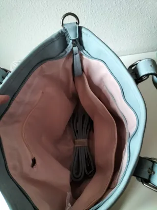 Bolso grande azul mujer