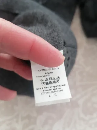 Jersey Purificacion Garcia Gris Oscuro Talla L