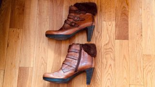 Botines Hispanitas Marrones Mujer