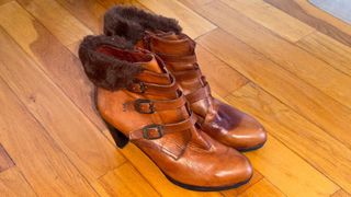 Botines Hispanitas Marrones Mujer