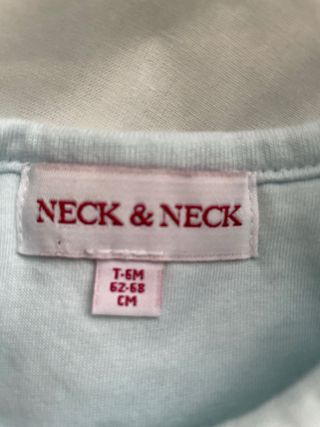 Buzo bebé azul lunares blancos neck & neck