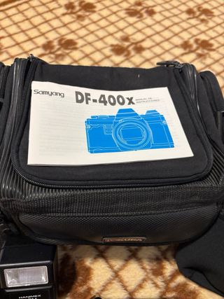 Cámara Analógica Samyang DF-400X, flash,accesorios