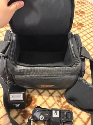 Cámara Analógica Samyang DF-400X, flash,accesorios