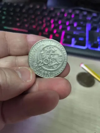 Monedas México gran tamaño.