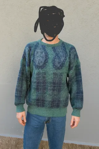 Maglione vintage misto lana