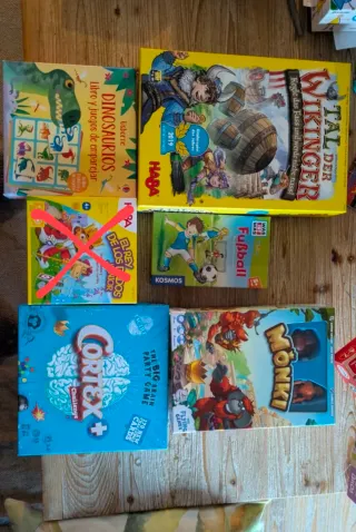 Lote de 6 juegos de mesa