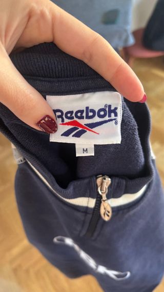 Sudadera Reebok RBK Talla M Media Cremallera