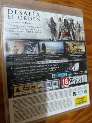 Assassin's Creed IV Black Flag y III PS3