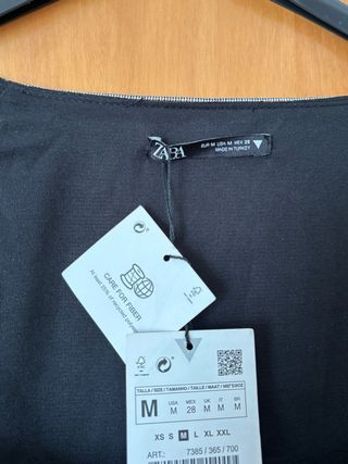 Vestito Zara aderente scollo quadrato