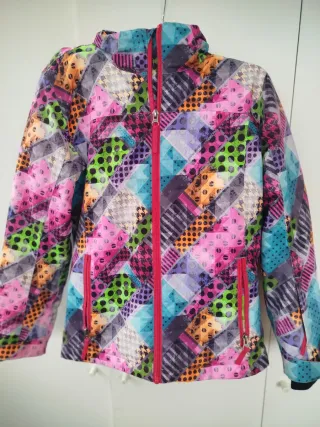 Giacca da sci colorata bambina