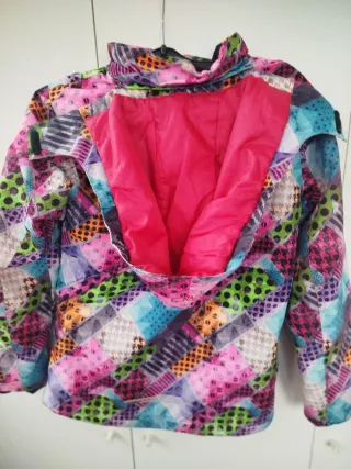 Giacca da sci colorata bambina
