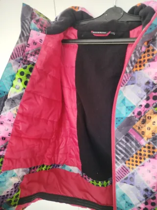 Giacca da sci colorata bambina