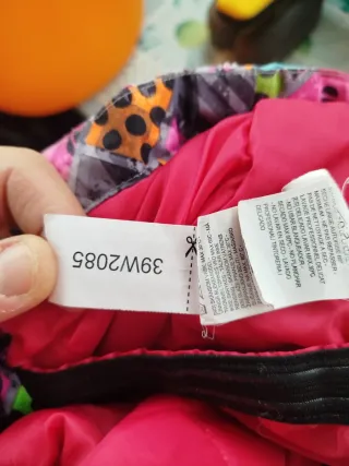 Giacca da sci colorata bambina