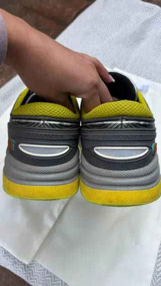 Zapatillas Gucci Verdes y Plateadas