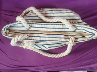 Bolso de playa Alehop rayas