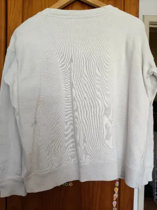 Sweatshirt Champion Branca T.XS Cardada Usada