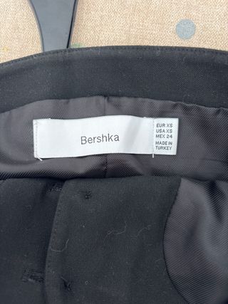 Top tubo Bershka negro Xs
