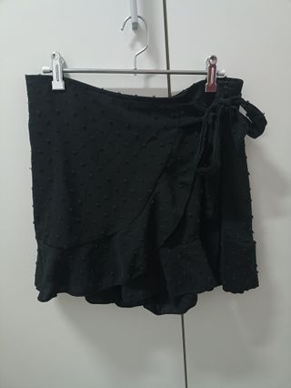 Falda pantalón negra