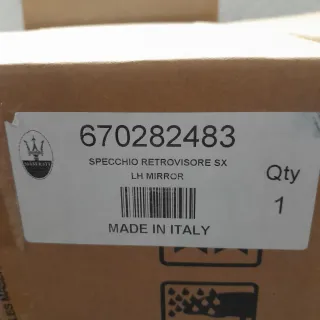 Corpo specchio sinistro Maserati ORIGINALE