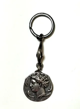 Llavero de plata Moneda Romana