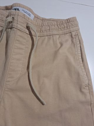 Pantalón de hombre Jogger ZARA Talla M Camel