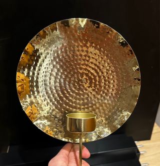 Candelabro H&M Home 2 unidades. Dorado Metal