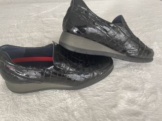Zapatos  originales Callaghan Negros Cocodrilo