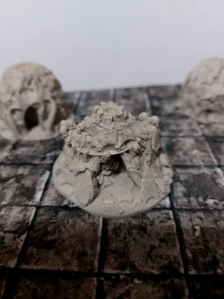 4 Chozas Orcas Prehistóricas 15mm