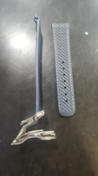 Correas Caucho Omega Seamaster AT150 Azul