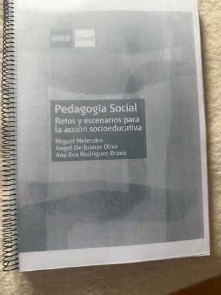 Pedagogía social la uned