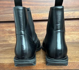 Botines Zara Piel Negro Talla 38