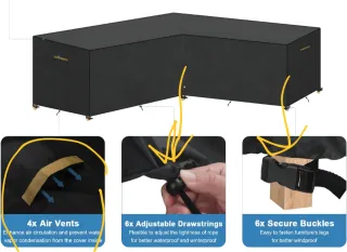 Capa impermeável para mobiliário de jardim
