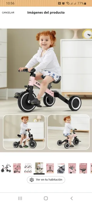 Triciclo XJD 3 en 1 Evolutivo Infantil