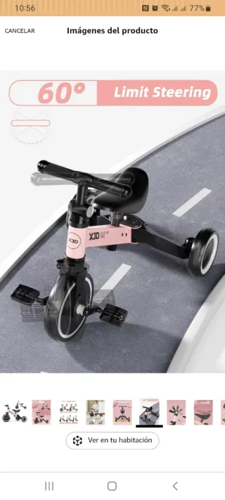 Triciclo XJD 3 en 1 Evolutivo Infantil