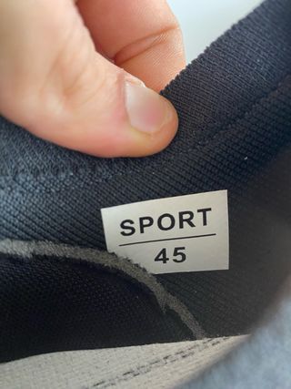 Zapatillas Ciclismo Negra Talla 45