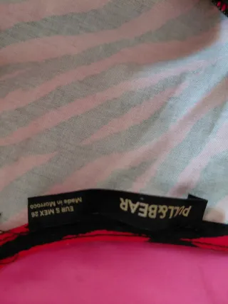 Vestido estampado cebra rojo y negro